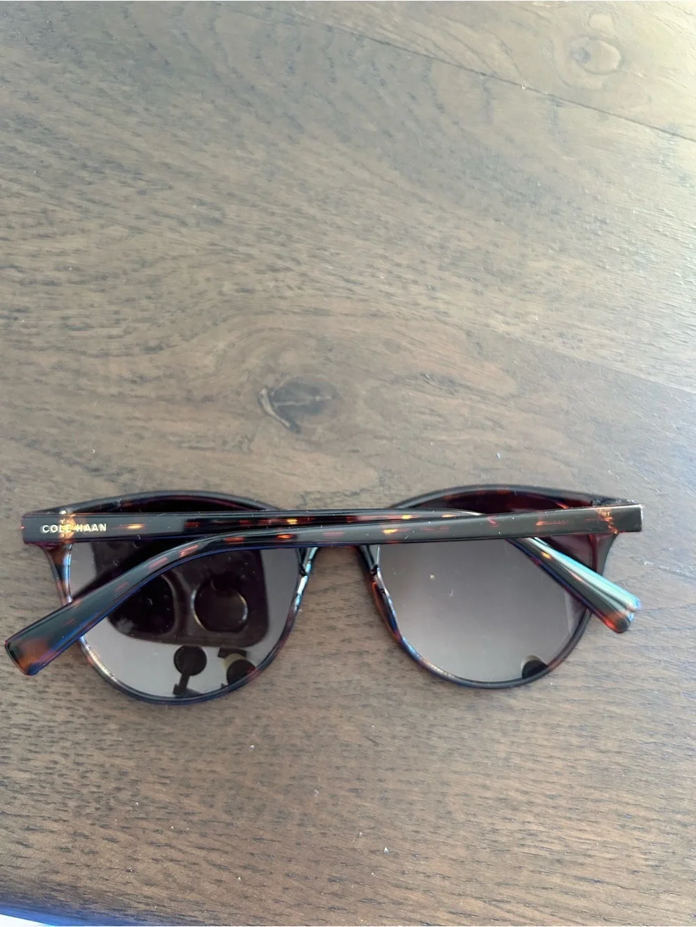 Cole Haan tortoise shell polarized sunglasses